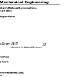 Mechanical engineering design shigley solutions pdf